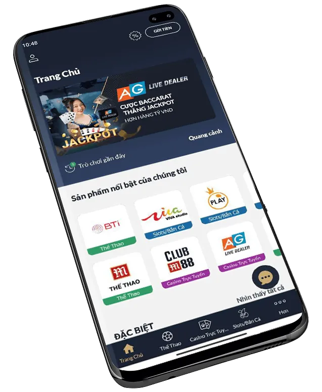 Giao diện thân thiện 888casino